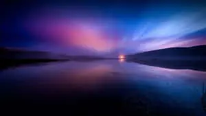 Majestic Sunset Scenery on a 1366x768 Monitor Background 