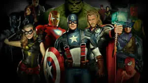 Powerful Assembly of Marvel Superheroes