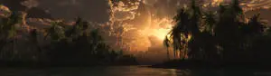 3840x1080 HD Dual Monitor Sunlight