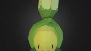 3D Carved Model Of Budew