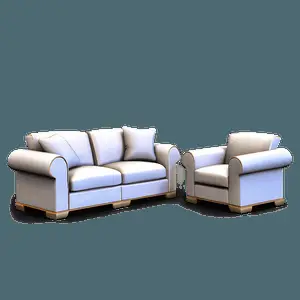 3D Furniture Objects PNG efw16