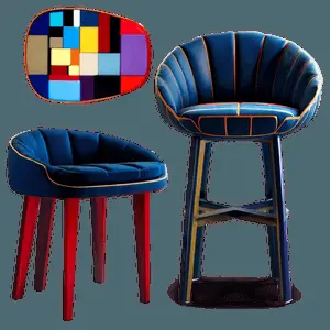 3D Modern Furniture PNG 87