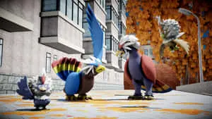 3D Rufflet And Braviary With Shiny Counterparts