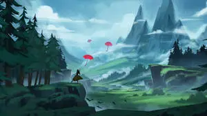 4K Anime Art Forest
