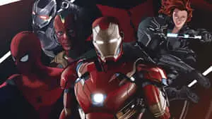 Exciting 4K Marvel Heroes Collage Background