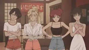 Pantsu Hunter 90s Anime Aesthetic Desktop