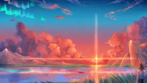 Aesthetic Anime Cloud