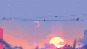 Aesthetic Desktop Twilight Scenery