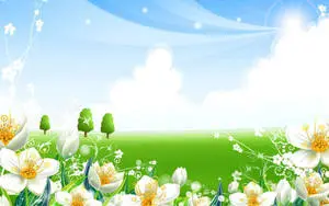 Aesthetic Flowers Summer Desktop 
