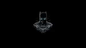 Batman Glowing Eyes AMOLED Desktop