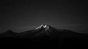 Snowy Peak Mountain AMOLED Desktop
