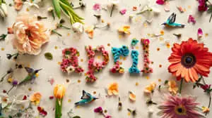 April Floral Desktop Background