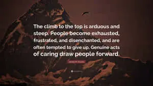 Arduous Goals Quote