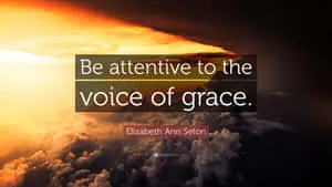 Inspirational quote on attention - "Be Attentive".