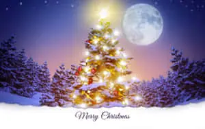 Celebrate the holidays with a beautiful Christmas desktop background