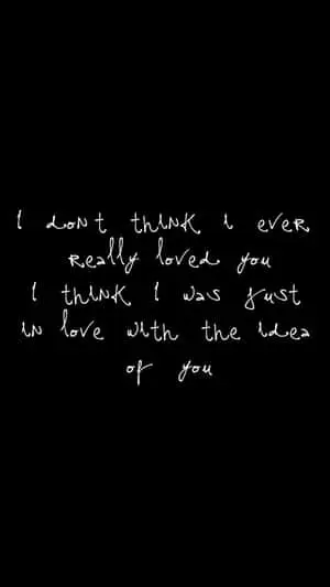 Black Aesthetic Quotes Desktop Never Loved