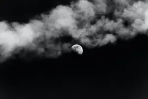 Black Clouds And A Moon 