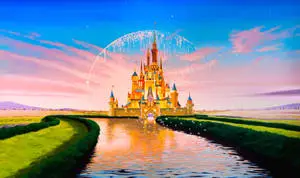 Castle And River Disney Desktop