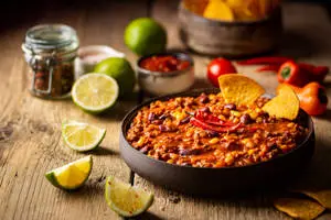 Chili Con Carne With Lime Fruits