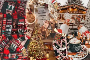 Deck the Halls with this Fun Christmas Collage Laptop
