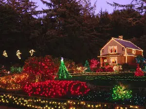 Christmas Desktop Shore Acres