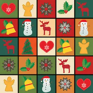 Christmas Icons Collage