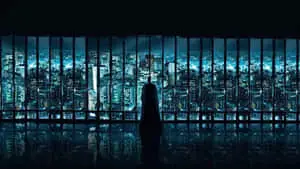 Futuristic Cityscape at Night