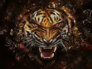 Captivating Abstract Illusion Desktop Background