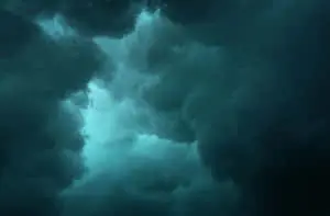 Dark Cloud Cyan Aesthetic