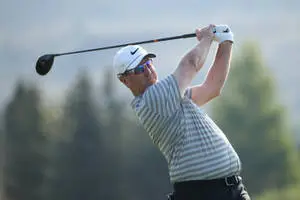 David Duval Swinging His Golf Club