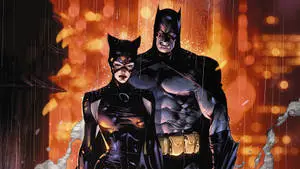 DC Superhero Couple Batman and Catwoman