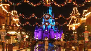 Disney Computer Disney Castle Street View At Night