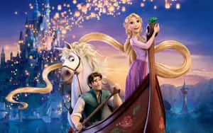 Disney Computer Flynn Rider Maximus Rapunzel Poster