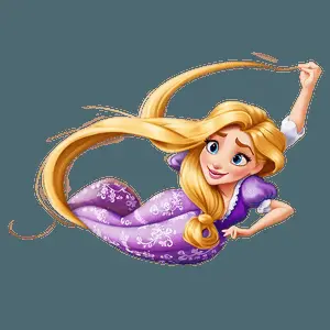 Disney Rapunzel Illustration PNG 05212024