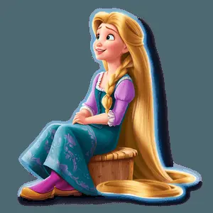Disney Rapunzel Illustration PNG 52