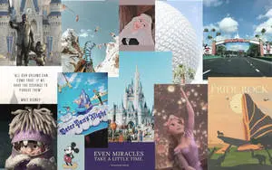 Disney's Magic in Pixels: An Aesthetic Disney-themed Desktop