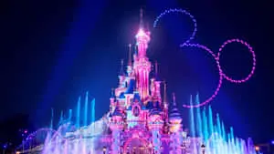 Disneyland Paris With Drone Lights