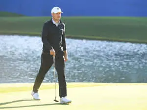 DJ Trahan Walking On Golf Course