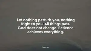Do Not Be Perturbed