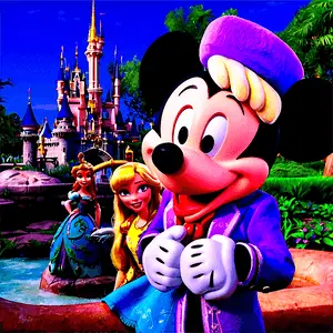 Enchanted Disney Getaway Snapshot PNG ufd