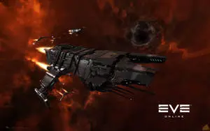 EVE Online Black Spaceship 