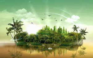 Get lost in the serene beauty of Fantasy Island