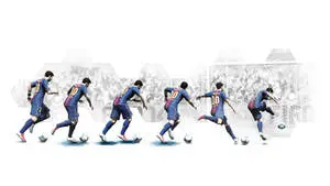 FIFA Messi Kicking Goal