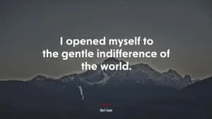 Gentle Indifferent World