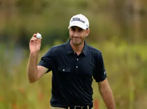 Geoff Ogilvy Holding Golf Ball