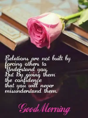 Good Morning Relationship Quote Picture