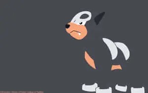 Gray Minimalist Houndour