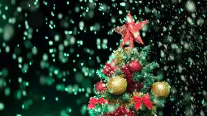 Green and Cool Christmas Desktop