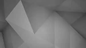 3D Polygon Shapes Grey Background