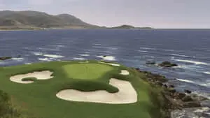 Aerial View Of HD Golf Course Background